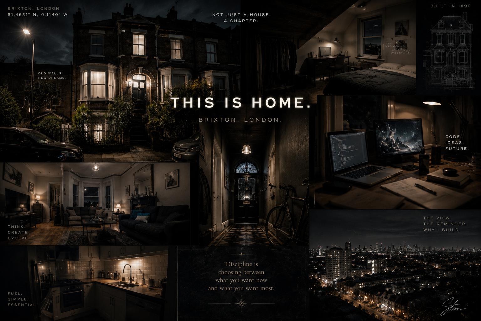This is home. Brixton, London.